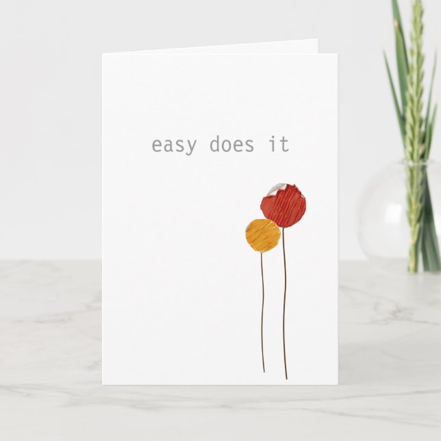 recovery greeting card (Front)