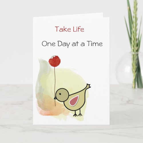 recovery greeting card