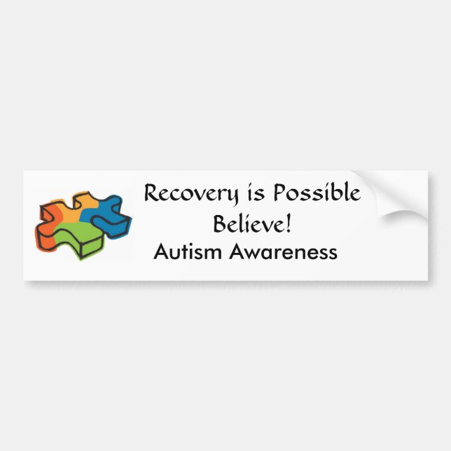 Recovery is Possible, Believe! Bumper Sticker (Front)