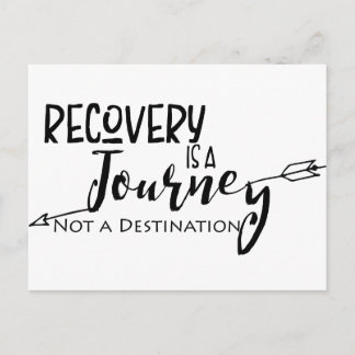 Recovery Journey Arrow Postcard