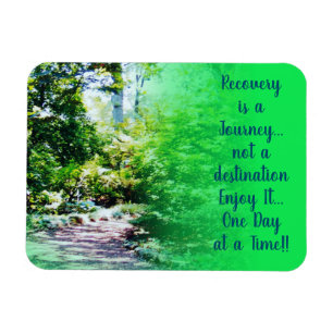Recovery Journey Flexible Magnet