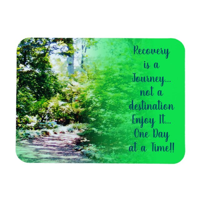 Recovery Journey Flexible Magnet   (Horizontal)
