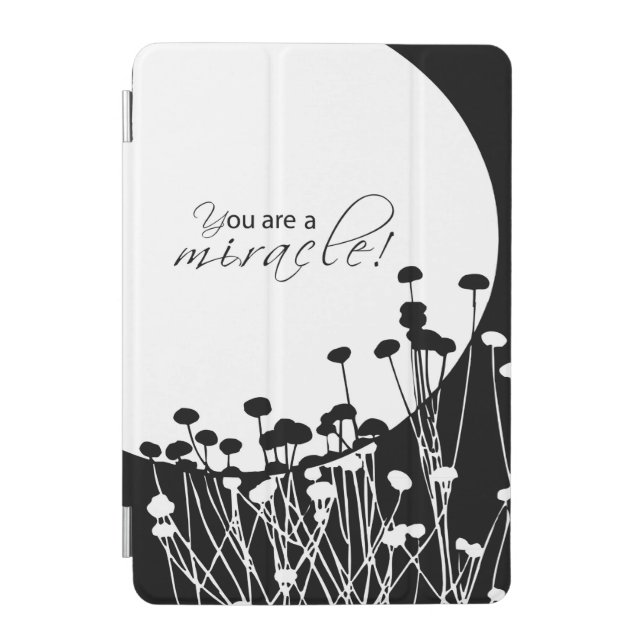 Recovery Miracle, Black and White iPad Mini Cover (Front)
