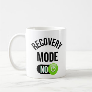 Recovery mode on coffee mug