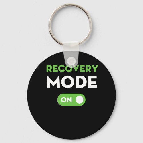 Recovery Mode On Get Well Gifts Funny Injury Keychain