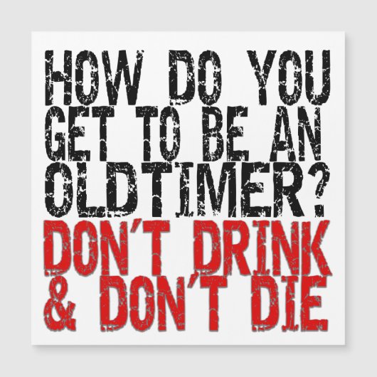 Recovery Old Timer Joke (Front)