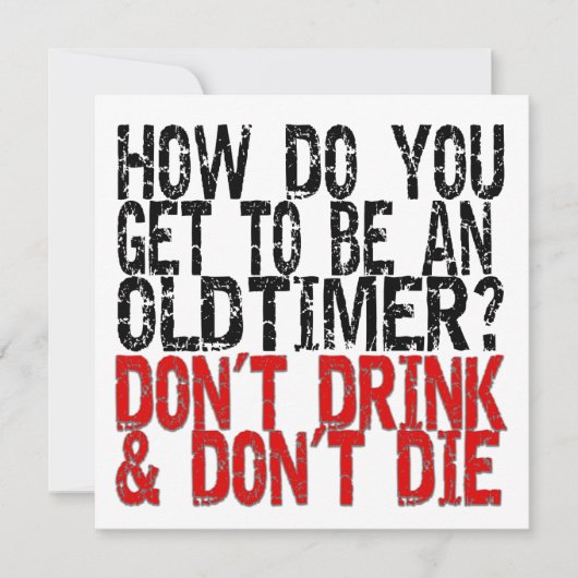 Recovery Old Timer Joke (Front)