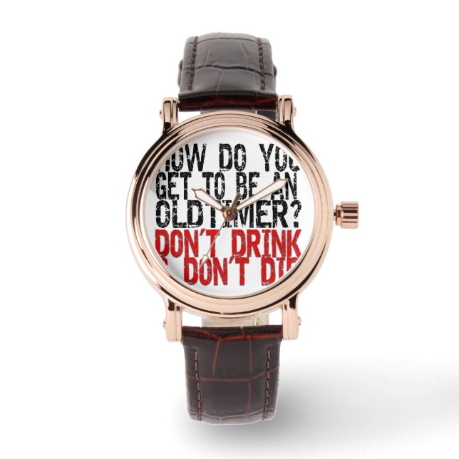Recovery Old Timer Joke Watch (Front)