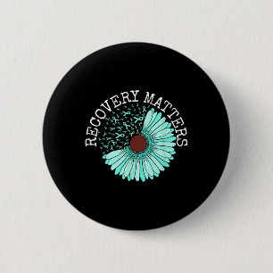 Recovery S Drug Alcohol Awareness Addiction Ribbon Button