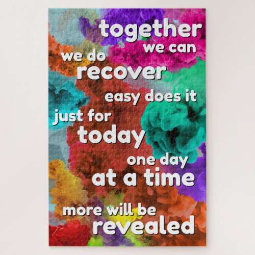 Recovery Slogan Puzzle