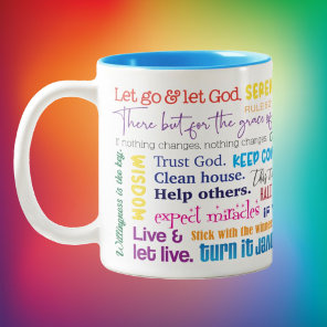 Recovery Slogans Coffee Mug