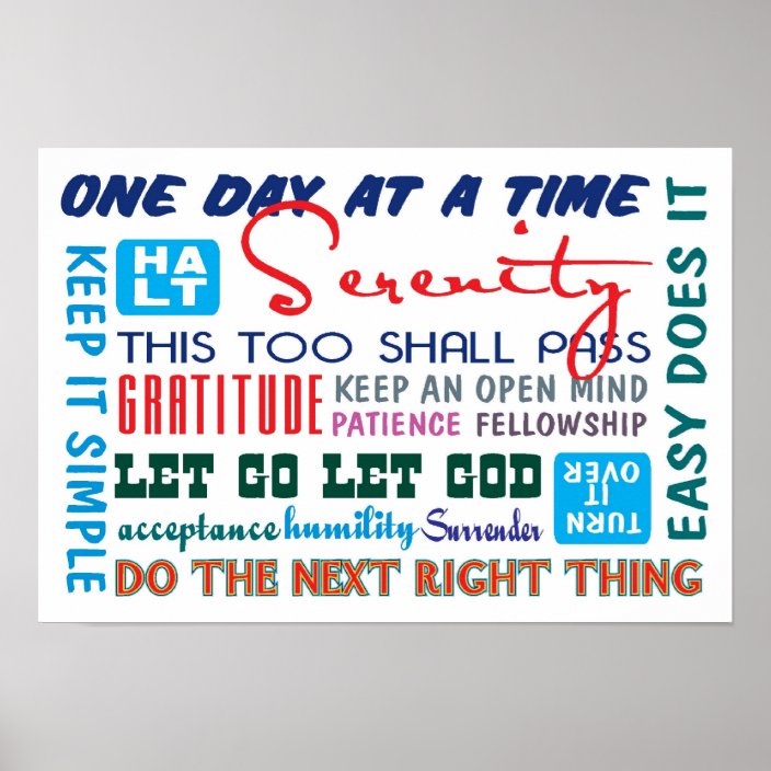 recovery slogans poster | Zazzle.com