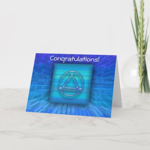 Recovery Sobriety Sober Congratulations Card