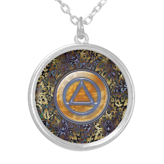 Recovery Sobriety Sober Necklace Pendant (Front)