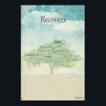 Recovery Tree Poster<br><div class="desc">Recovery means so much to us because it’s opened up so many blessings to us and given us a richer, fuller life. We can celebrate the joy we’ve found as we take our sobriety one day at a time in recovery. Through recovery, we have found that we can live free...</div>