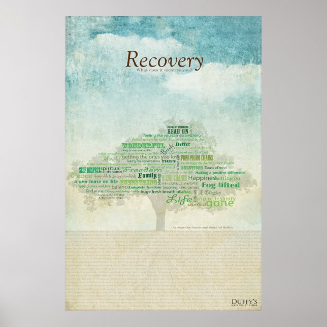 Recovery Tree Poster (Front)