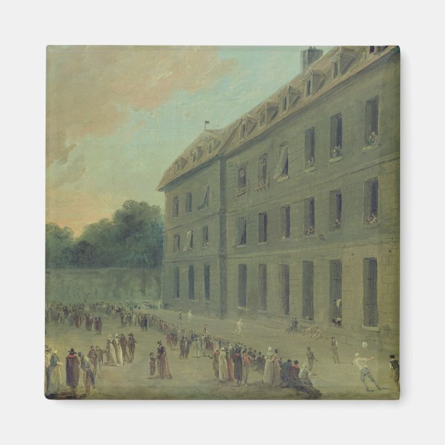 Recreation at the Saint-Lazare Prison Magnet (Front)