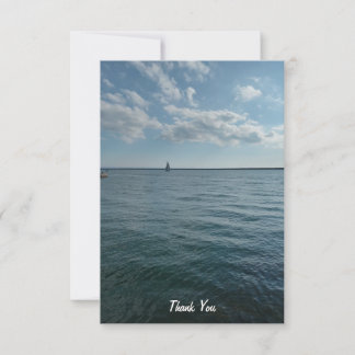 Recreational Life on the Lake Thank You Card