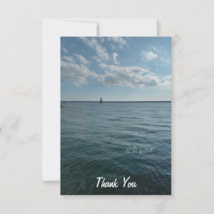 Recreational Life on the Lake Thank You Card