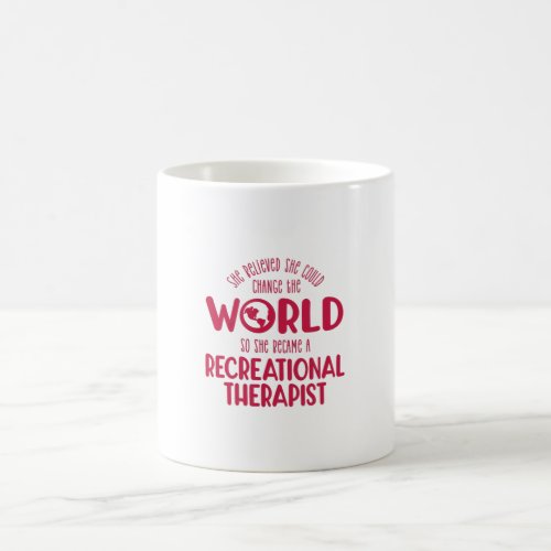 Recreational therapist play therapist coffee mug