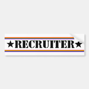 Recruiter Bumper Sticker
