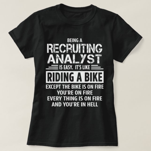Recruiting Analyst T-Shirt (Design Front)