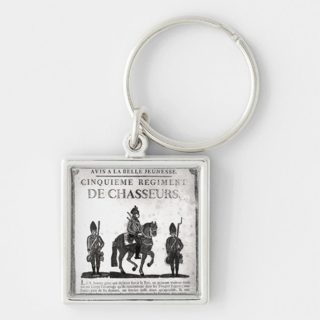 Recruitment poster for the Fifth Regiment Keychain (Front)
