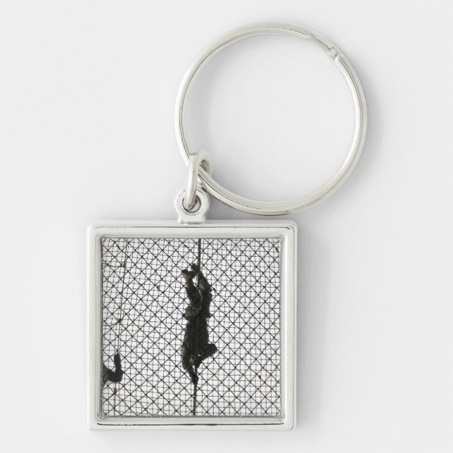 recruits completing an obstacle keychain (Front)