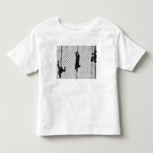recruits completing an obstacle toddler t-shirt