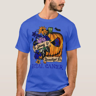 Rectal Awareness retro halloween scary pumpkin hea T-Shirt
