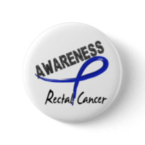 Rectal Cancer Awareness 3 Pinback Button