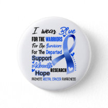 Rectal Cancer Awareness Month Ribbon Gifts Button