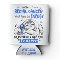 Rectal Cancer Awareness Month Ribbon Gifts Can Cooler