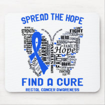 Rectal Cancer Awareness Month Ribbon Gifts Mouse Pad