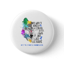 Rectal Cancer Awareness Ribbon Support Gifts Button
