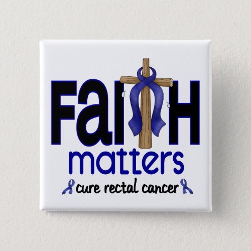 Rectal Cancer Faith Matters Cross 1 Button