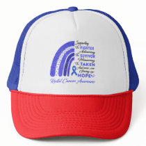 Rectal Cancer Warrior Supporting Fighter Trucker Hat