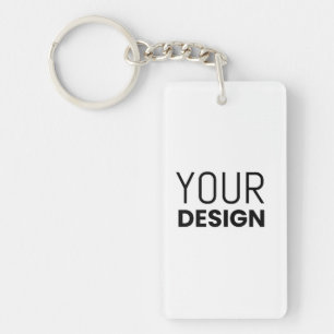 Rectangle Acrylic Keychain