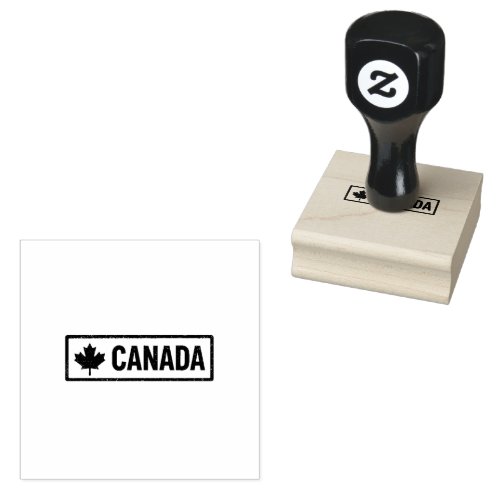 Rectangle Canada Versatile Impressions Any Color  Rubber Stamp