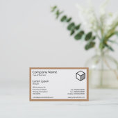 Rectangle - Cardboard Box Business Card (Standing Front)
