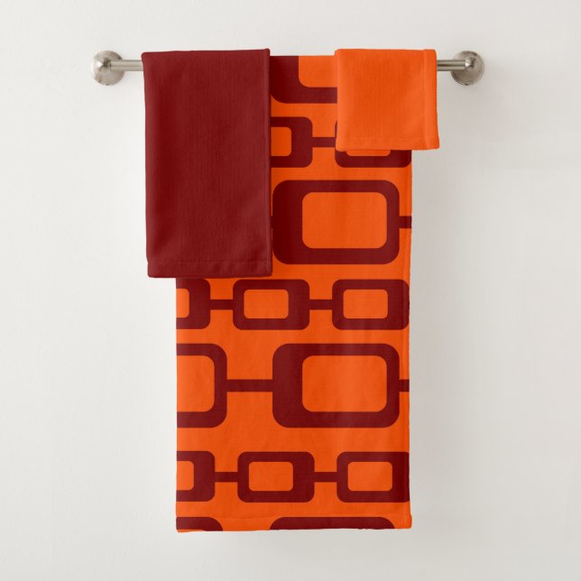 Rectangle Chains  Bath Towel Set (Insitu)