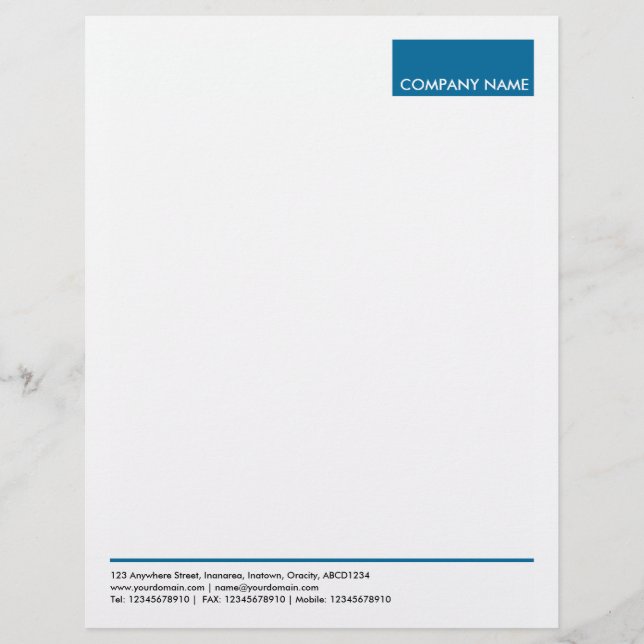 Rectangle - Desert Blue Letterhead (Front)