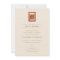 Rectangle Double Happiness Gold Chinese Wedding