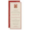 Rectangle Double Happiness Gold Chinese Wedding