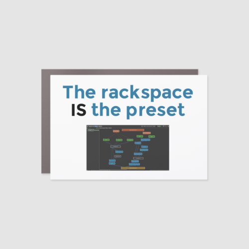 Rectangle GP Rackspace Magnet
