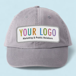 Rectangle Iron On Patch for Hat with Custom Logo