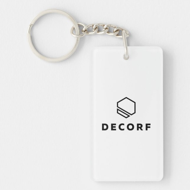 Rectangle Keychain (single-sided) (Front)