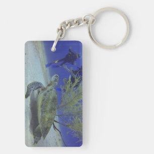 Rectangle Keychain with Your Custom Photo on Both