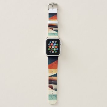 Rectangle Layers Apple Watch Band by StoreLT at Zazzle