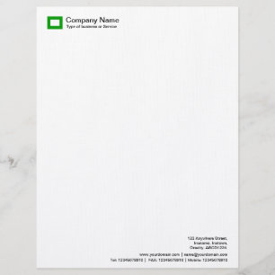 Rectangle Logo - Grass Green Letterhead
